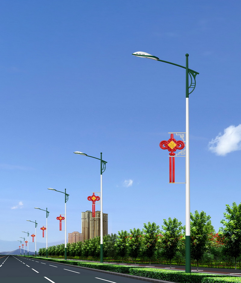 中国结路灯