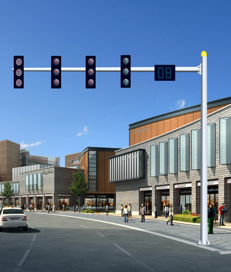 八角型交通信号灯杆